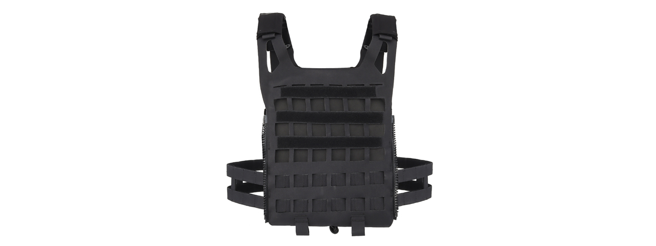 Lightweight SPC Laser Cut Tactical Vest (Color: Black) - Click Image to Close