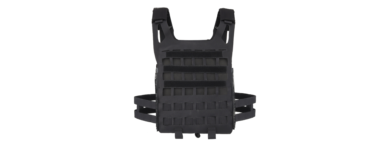 Lightweight SPC Laser Cut Tactical Vest (Color: Black)