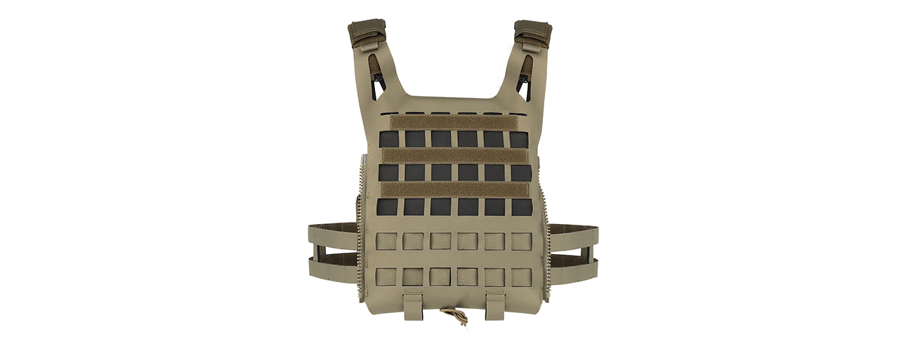 Lightweight SPC Laser Cut Tactical Vest (Color: Ranger Green) - Click Image to Close