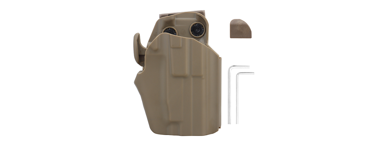 183 Universal Holster for Glock 26/27/30/30S/33/39 (Color: Tan) - Click Image to Close