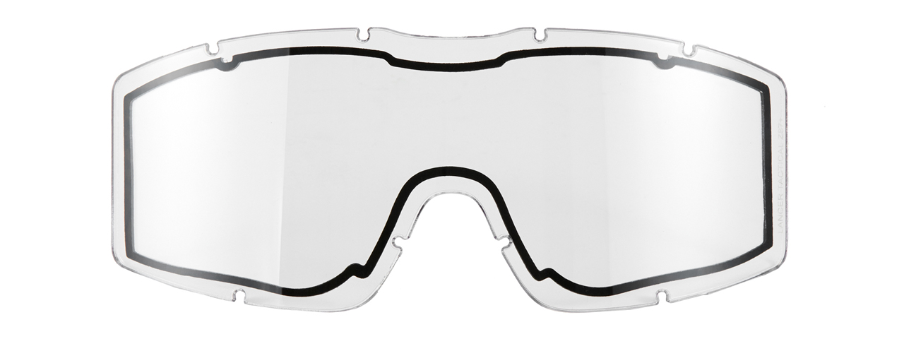 Lancer Tactical Double Pane Replacement Lens for CA-223 Goggles (Color: Clear) - Click Image to Close