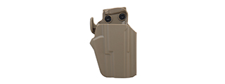 450 Universal Holster for Airsoft Sub-Compact Pistols (Color: Tan)