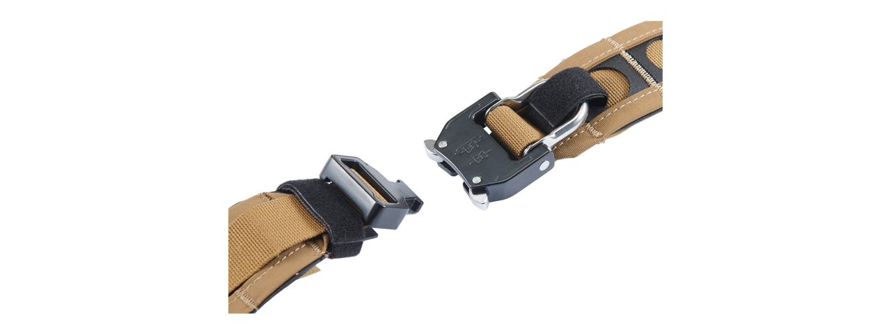 Lancer Tactical Bison Operator Belt (Color: Coyote Brown)