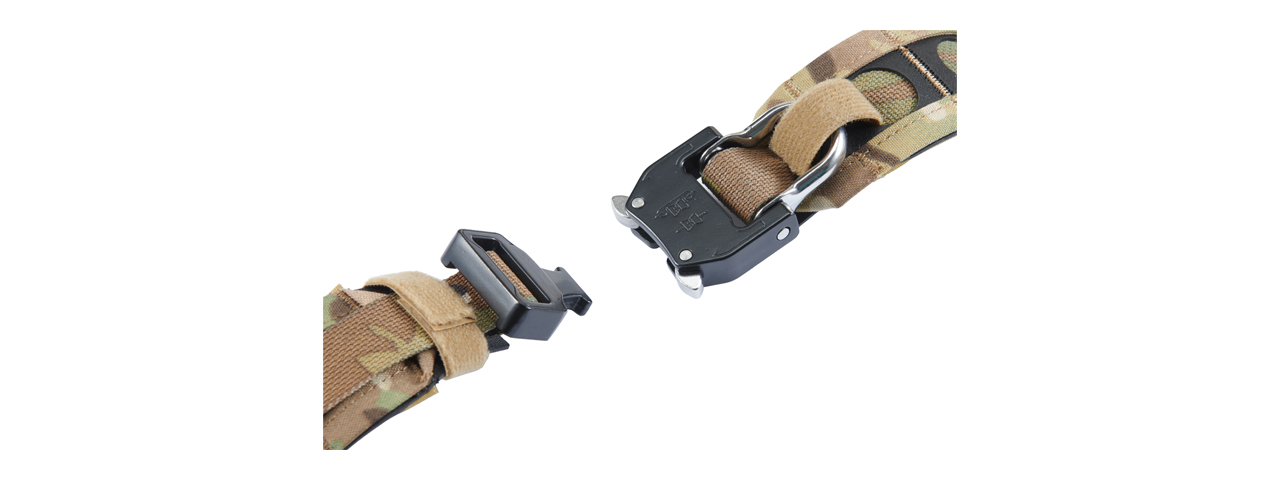Lancer Tactical Bison Operator Belt (Color: Multi-Camo) - Click Image to Close