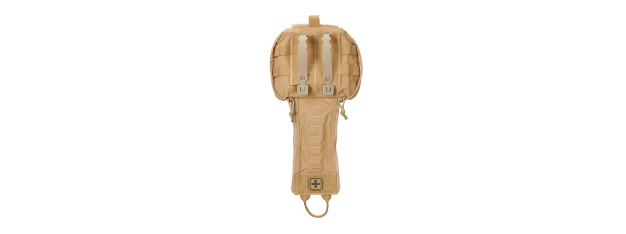 Lancer Tactical MOLLE Quick Response Medical Pouch (Color: Coyote Brown) - Click Image to Close