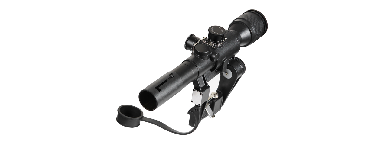 Illuminated 4x26 PSO-1 Scope for SVD Series Airsoft Rifles (Color: Black)