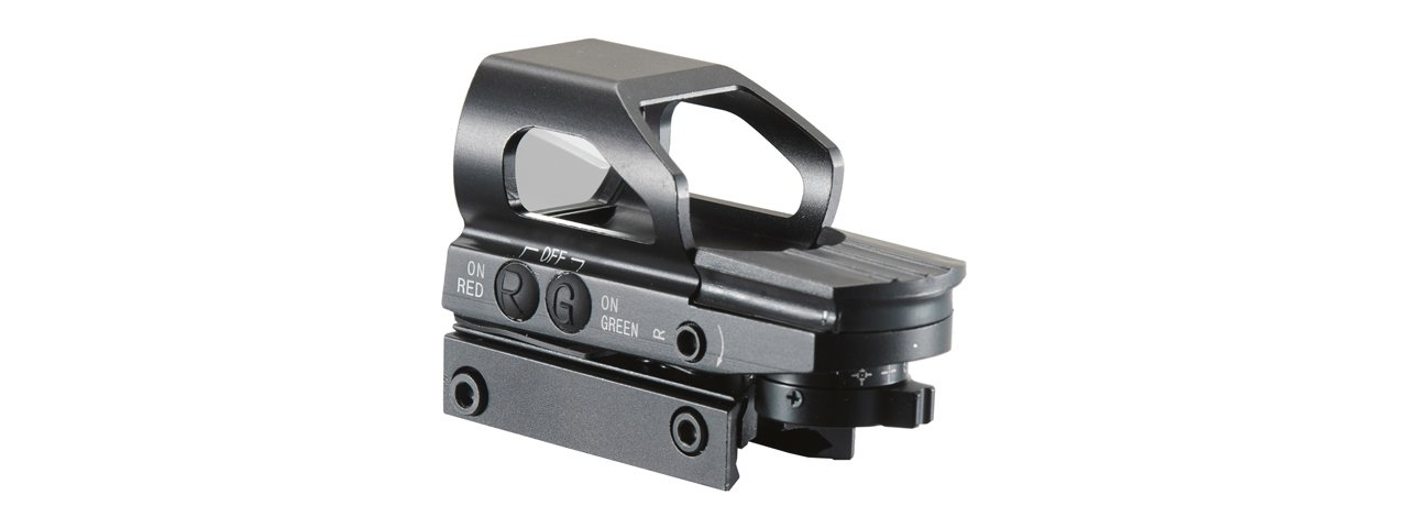 Lancer Tactical 1x Reflect Sight with Button Control (Color: Black)