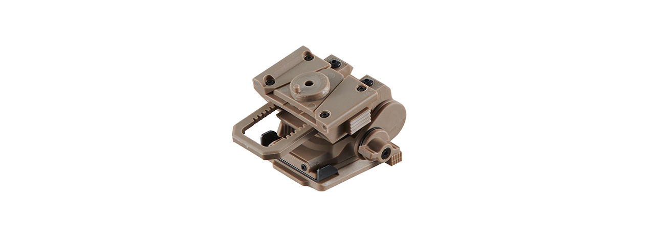 Lancer Tactical Polymer L4 G24 NVG Mount (Color: Tan) - Click Image to Close