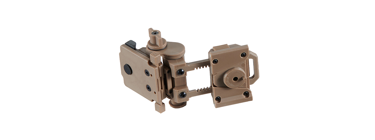 Lancer Tactical Polymer L4 G24 NVG Mount (Color: Tan) - Click Image to Close