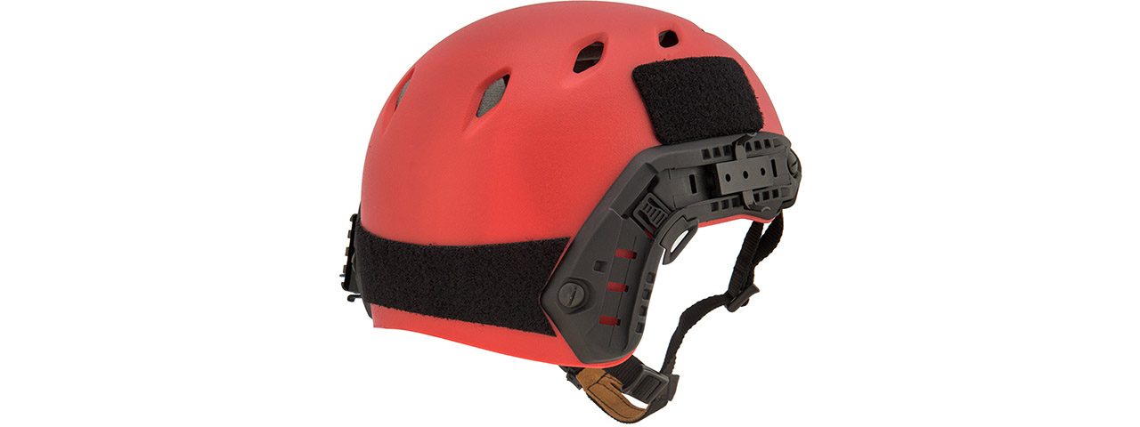 Lancer Tactical Airsoft Tactical BJ Type Basic Helmet (Color: Red) - Click Image to Close