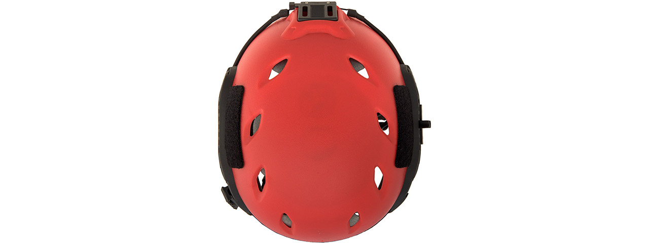 Lancer Tactical Airsoft Tactical BJ Type Basic Helmet (Color: Red)