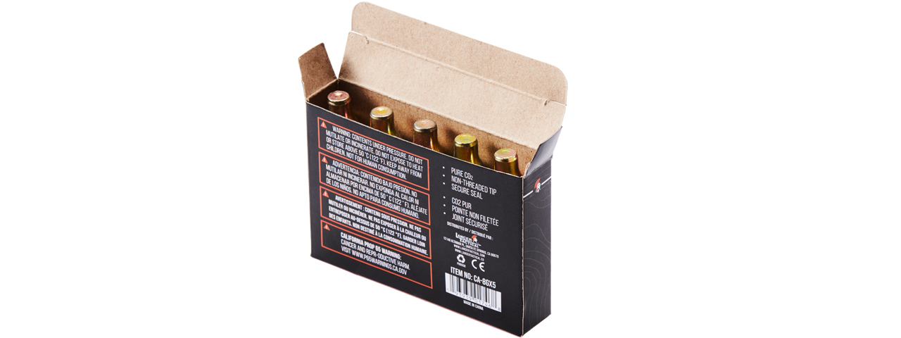 Lancer Tactical High Pressure 8 Gram CO2 Cartridges for Airsoft / Airguns - Click Image to Close