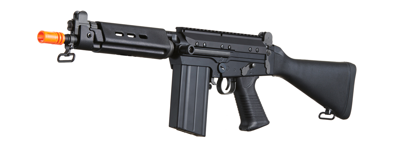 Classic Army DSA Inc. Licensed SA58 Carbine Airsoft AEG Rifle (Color: Black) - Click Image to Close