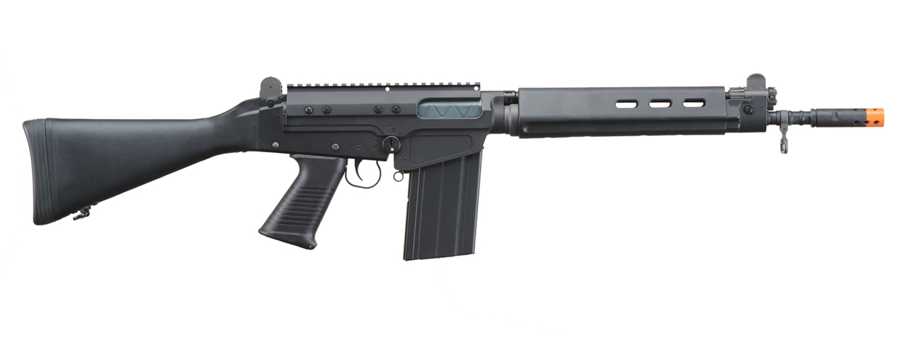 Classic Army DSA Inc. Licensed Full Length SA58 Carbine Airsoft AEG Rifle (Color: Black) - Click Image to Close