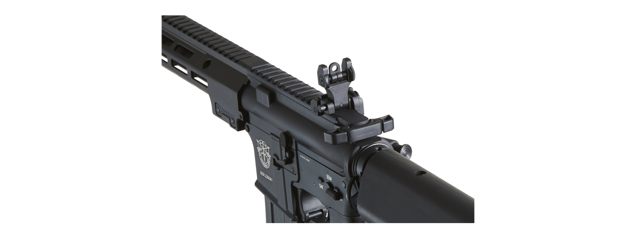 Classic Army 13.5" MK16 ECS Airsoft AEG Rifle (Color: Black) - Click Image to Close