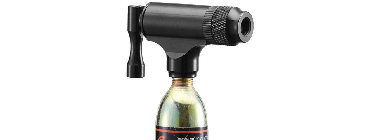 Lancer Tactical CO2 Bike Inflator (Color: Black) - Click Image to Close