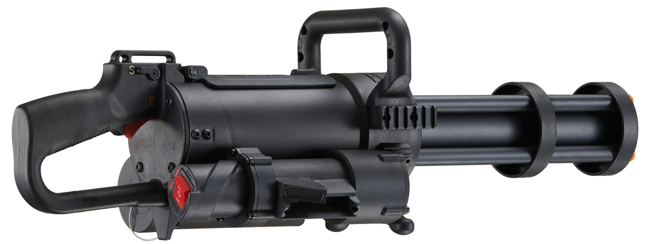 Classic Army M133 Mini Vulcan AEG Minigun (Color: Black) - Click Image to Close