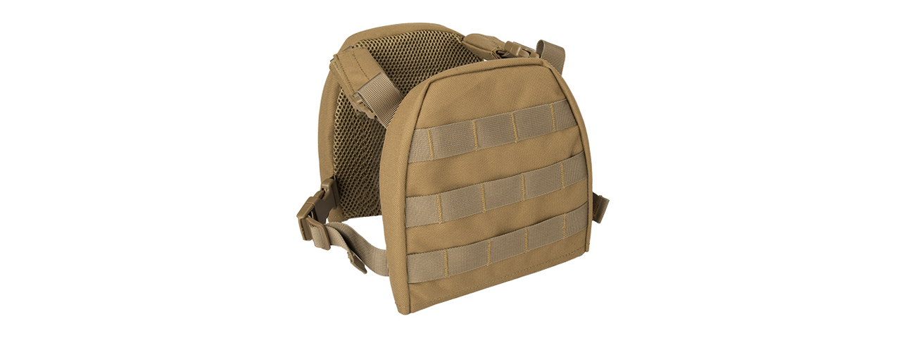 Lancer Tactical X-Small 1000D Nylon Youth Molle Vest with Battle Belt (Color: Tan)