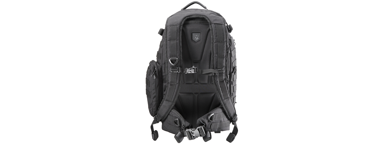 Cannae Pro Gear Phalanx Full Size Duty Day Pack with Helmet Carry (Color: Black) - Click Image to Close