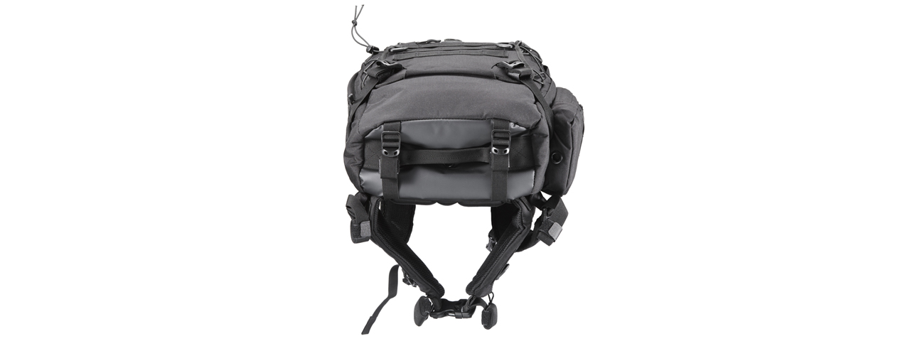 Cannae Pro Gear Phalanx Full Size Duty Day Pack with Helmet Carry (Color: Black)