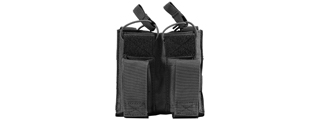 Lancer Tactical Double M4 / Pistol Magazine Pouch (Color: Black)