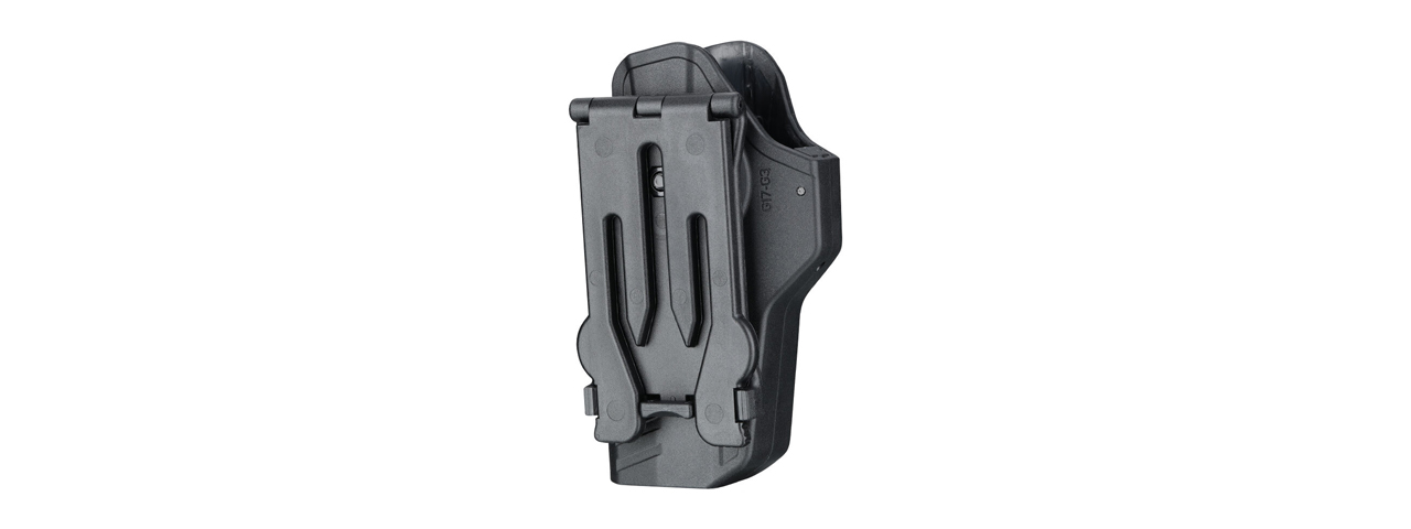 Cytac Hard Shell Holster for Glock Gas Blowback Airsoft Pistols (Color: Black)