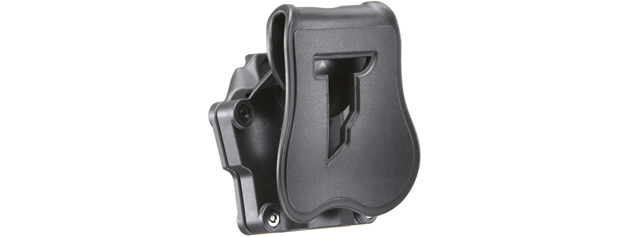 Cytac Left Handed Mega-Fit Hard Shell Holster for Compact Holster (Color: Black)