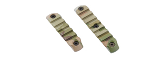 Dytac Set of 2 Polymer Rail Segments for KeyMod Rails (Color: Multi-Camo)
