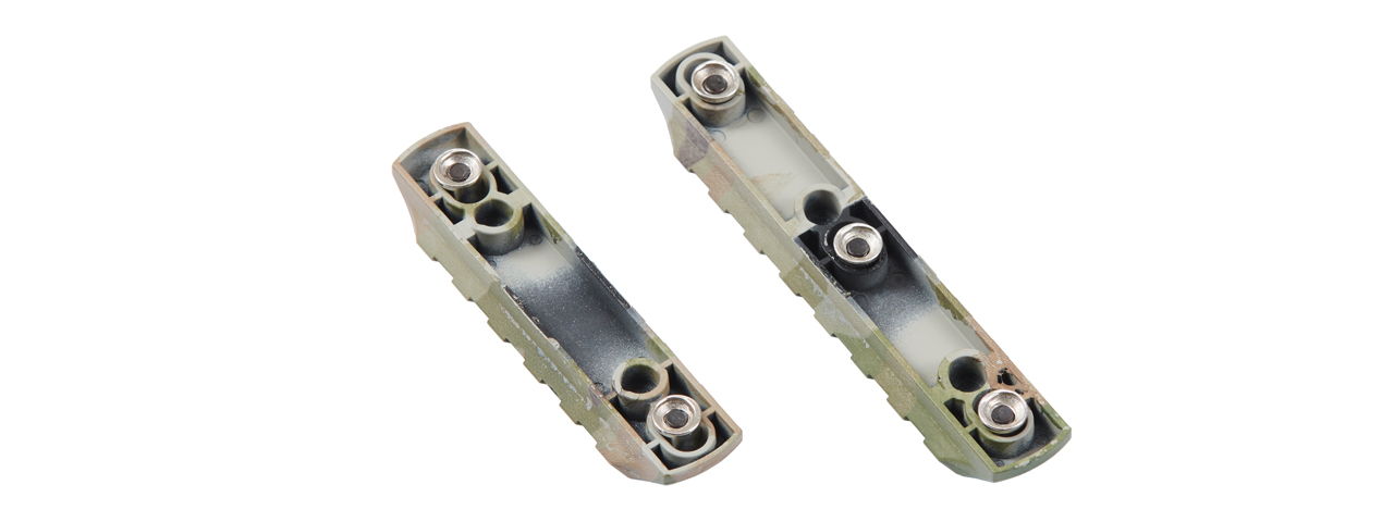 Dytac Set of 2 Polymer Rail Segments for KeyMod Rails (Color: Multi-Camo)