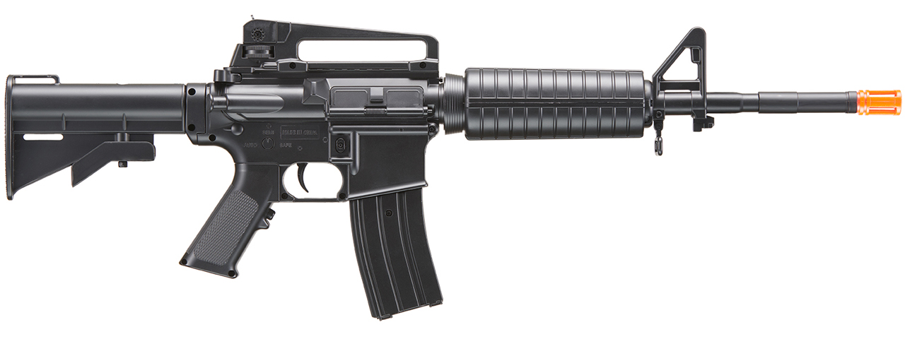 Well D94S M4A1 Auto Electric Gun Plastic Gear w/ Retractable Stock - Click Image to Close