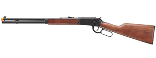 Double Bell M1894 CO2 Powered Lever Action Airsoft Rifle (Color: Black / Wood)