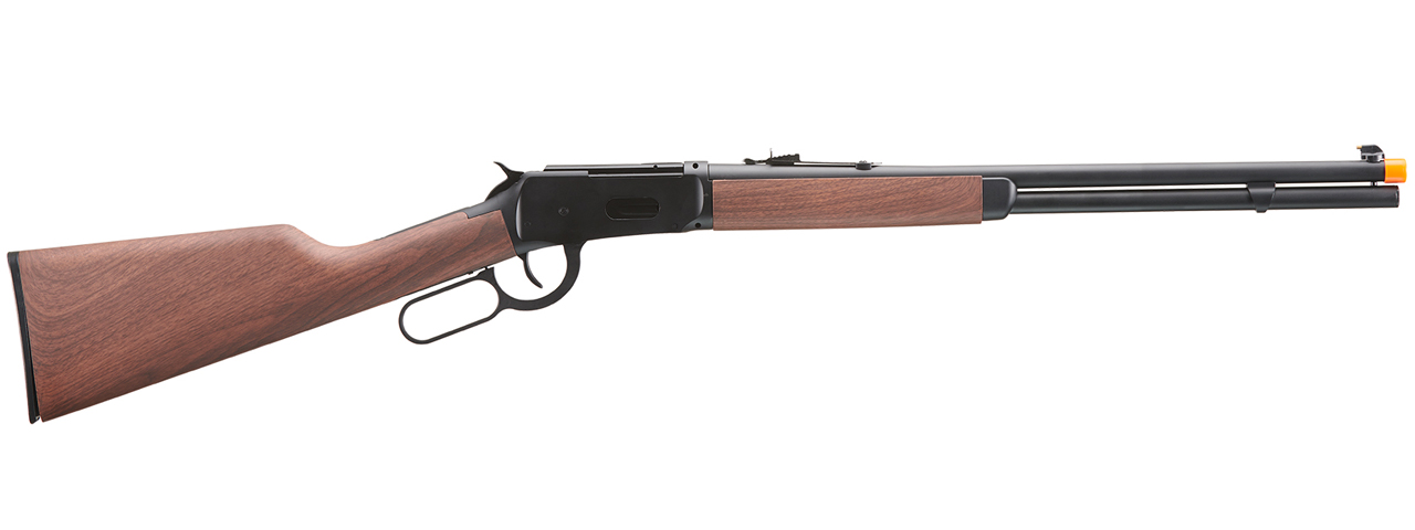 Double Bell M1894 CO2 Powered Lever Action Airsoft Rifle (Color: Black / Imitation Wood)