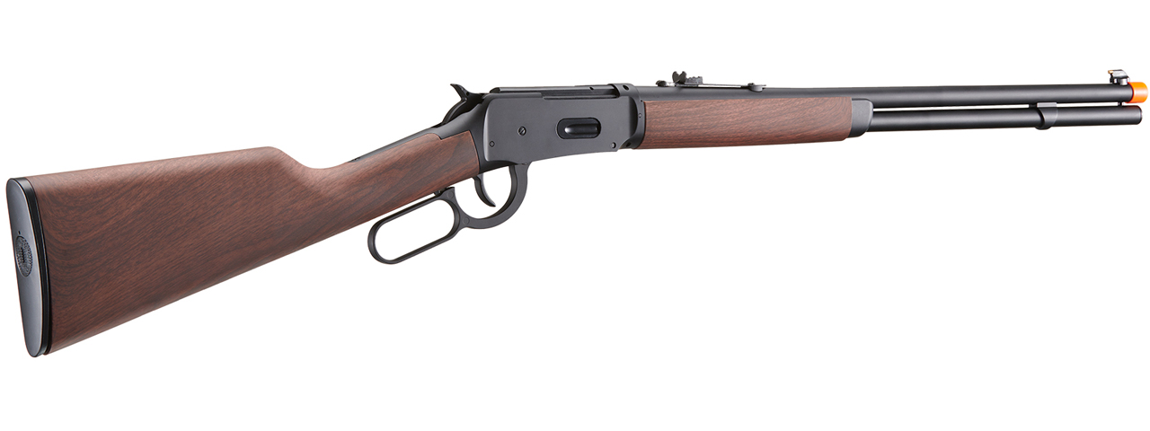 Double Bell M1894 CO2 Powered Lever Action Airsoft Rifle (Color: Black / Imitation Wood)