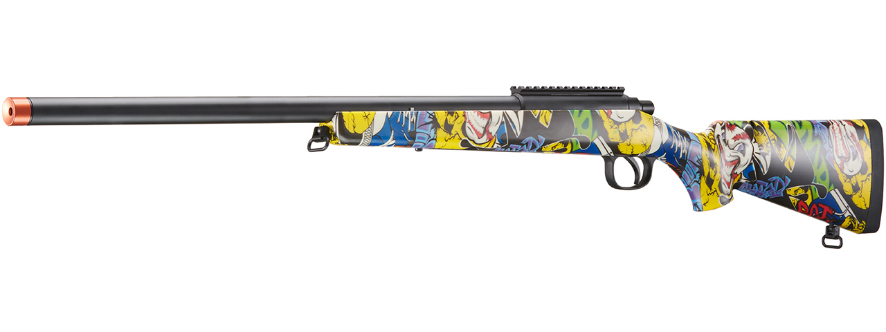 Double Bell VSR-10 Airsoft Bolt Action Sniper Rifle (Color: Graffiti)