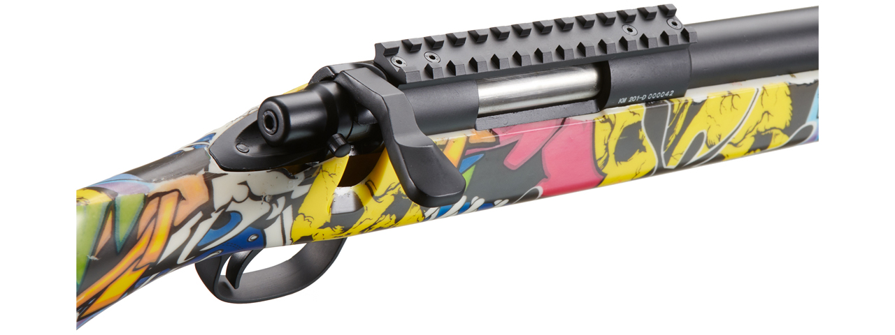 Double Bell VSR-10 Airsoft Bolt Action Sniper Rifle (Color: Graffiti)