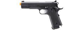 Double Bell Co2 M1911 Blowback Airsoft Pistol w/ Silver Accents (Color: Black)