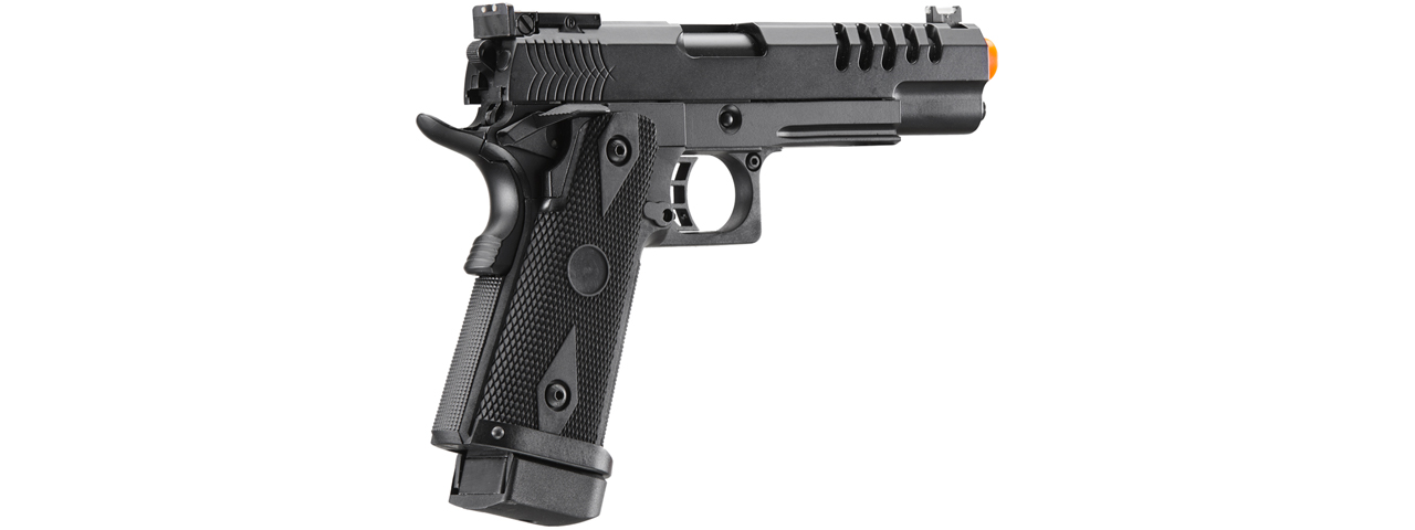 Double Bell Green Gas Hi-Capa 5.1 Gas Blowback Airsoft Pistol (Color: Black)