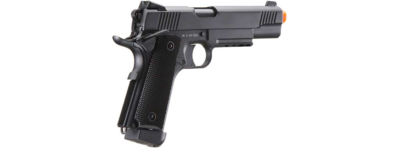 Double Bell Co2 1911 Gas Blowback Airsoft Pistol (Color: Black) - Click Image to Close