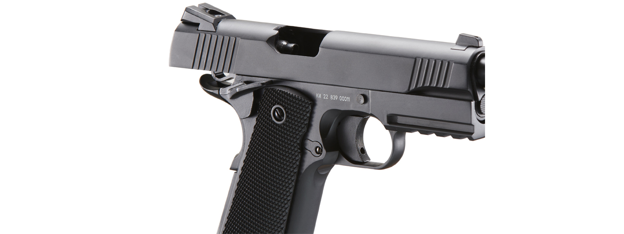 Double Bell Co2 1911 Gas Blowback Airsoft Pistol (Color: Black) - Click Image to Close