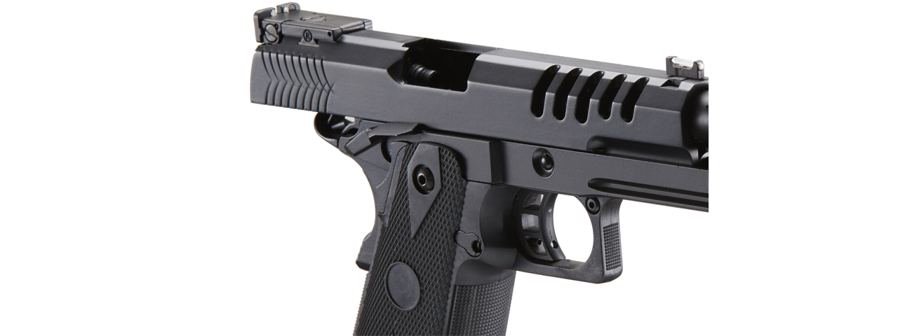 Double Bell Co2 Hi-Capa 5.1 Gas Blowback Airsoft Pistol (Color: Black) - Click Image to Close