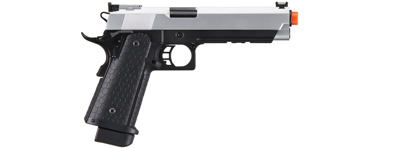 Double Bell Co2 Hi-Capa 5.1 Gas Blowback Airsoft Pistol w/ Silver Slide