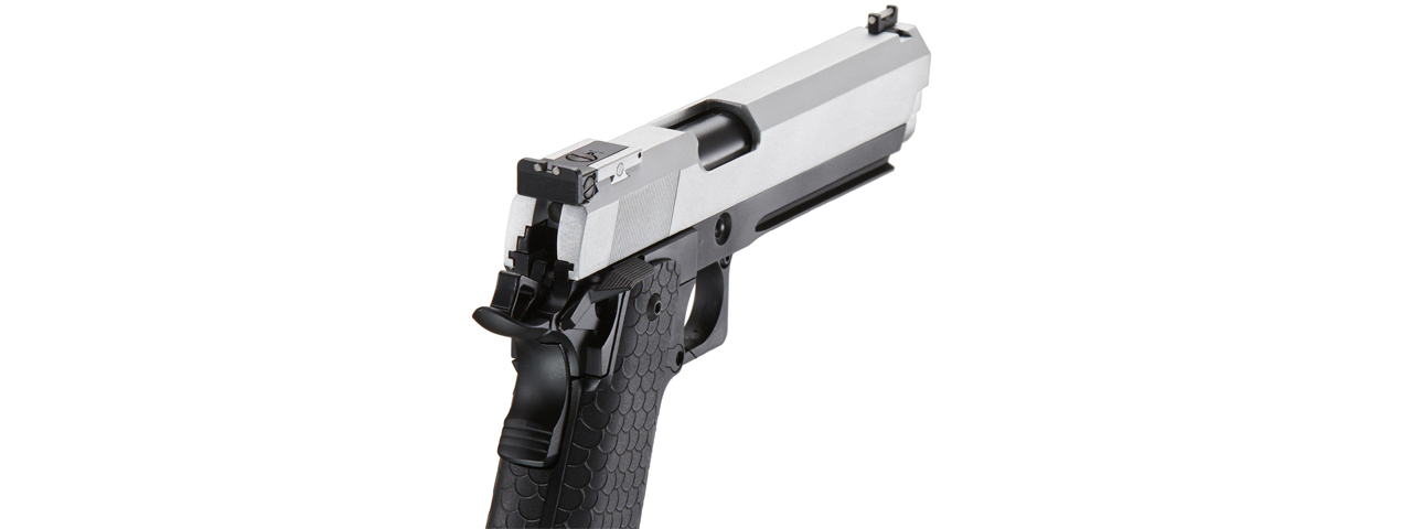 Double Bell Co2 Hi-Capa 5.1 Gas Blowback Airsoft Pistol w/ Silver Slide