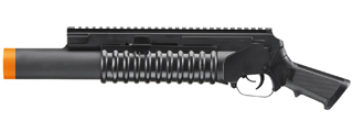 Double Bell Long Type Grenade Launcher w/ 40mm Grande (Color: Black)