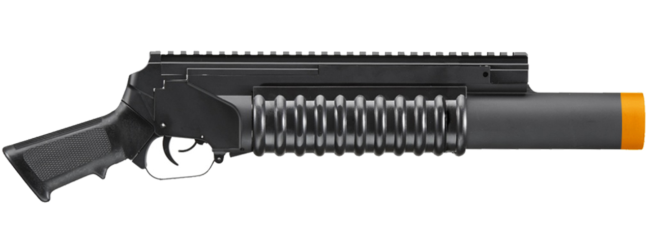 Double Bell Long Type Grenade Launcher w/ 40mm Grande (Color: Black)