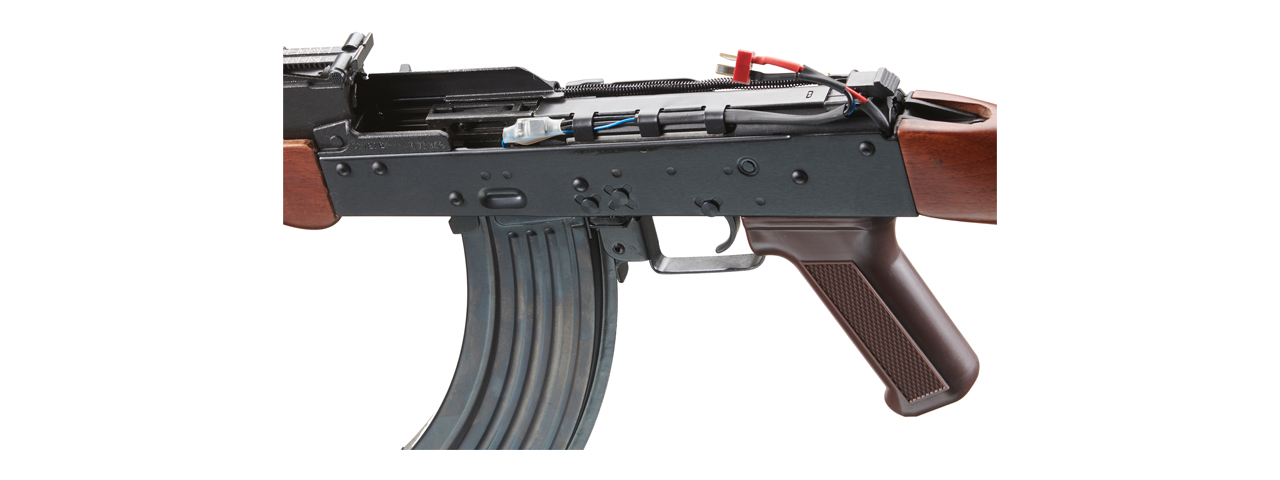 E&L Airsoft New Essential Version AKM Airsoft AEG Rifle w/ Real Wood Furniture (Color: Black)