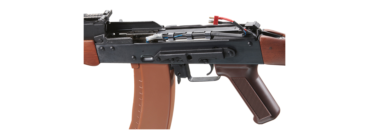 E&L Airsoft New Essential Version AK-74N Airsoft AEG Rifle w/ Real Wood Furniture (Color: Black)