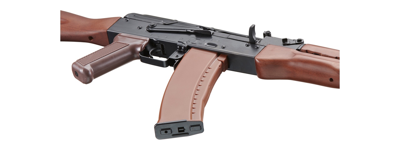 E&L Airsoft New Essential Version AK-74N Airsoft AEG Rifle w/ Real Wood Furniture (Color: Black)