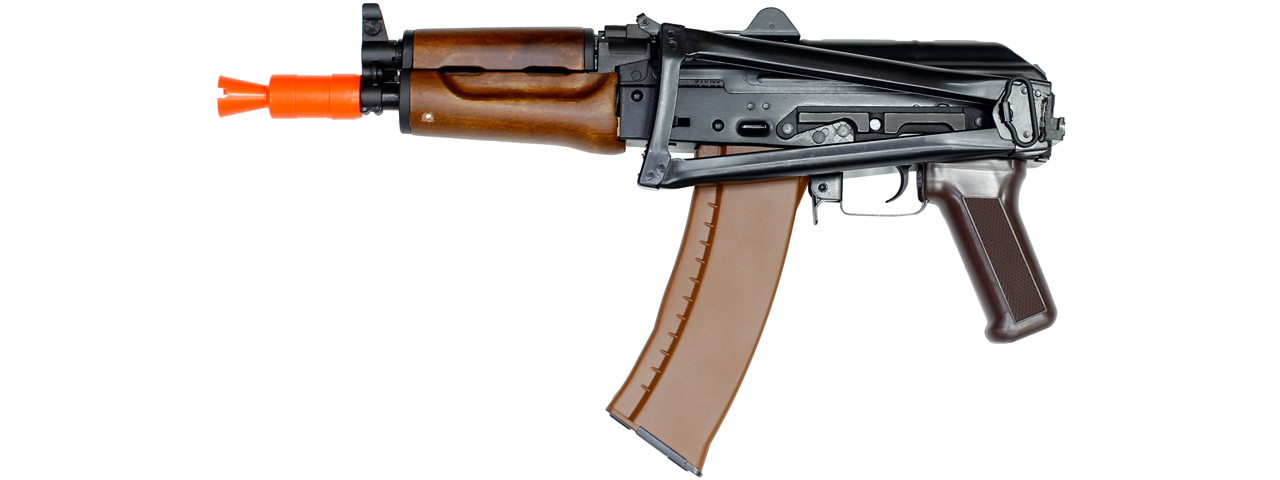 E&L AKS74UN Essential Airsoft AEG w/ Wood Furniture - Click Image to Close