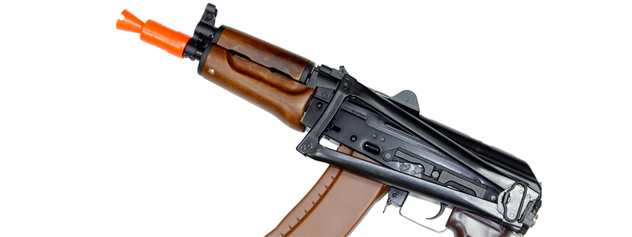 E&L AKS74UN Essential Airsoft AEG w/ Wood Furniture - Click Image to Close