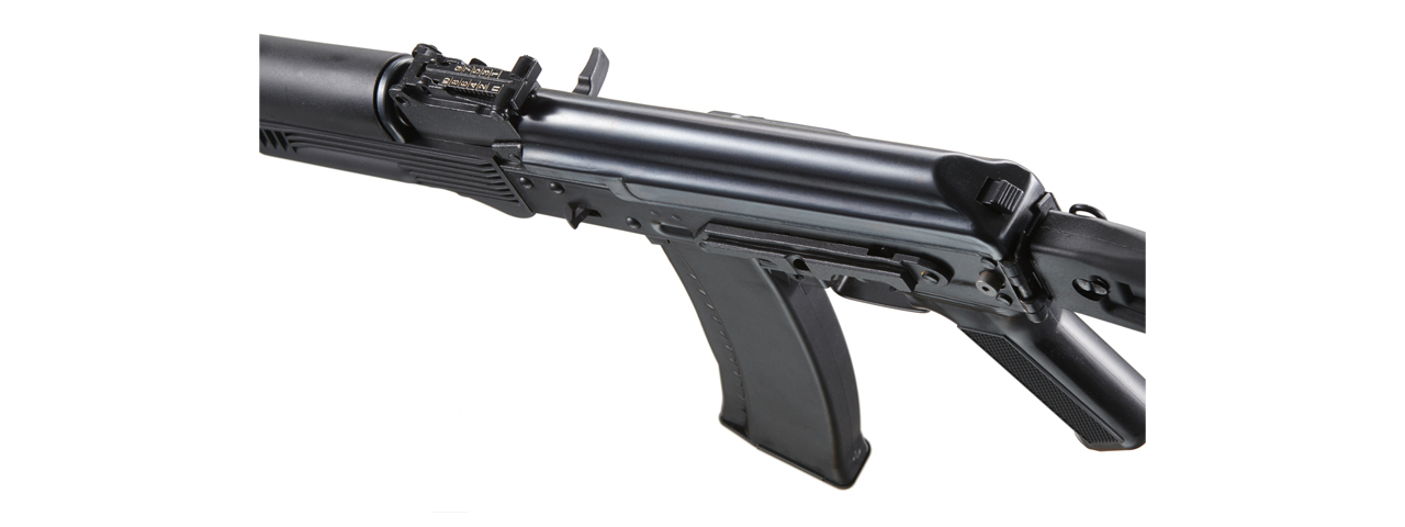 E&L Airsoft New Essential Version AK-105 Airsoft AEG Rifle (Color: Black) - Click Image to Close